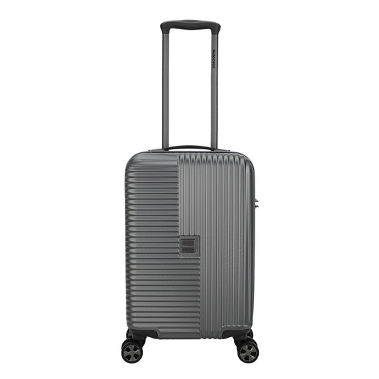 Anständiger Tourister Kabinentrolley 55/35 grauer Hartschalenkoffer