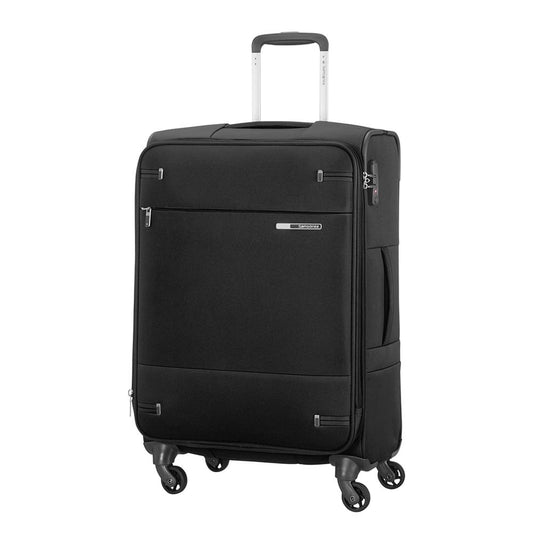 Samsonite Base Boost Spinner 66 Erweiterbarer schwarzer Softkoffer