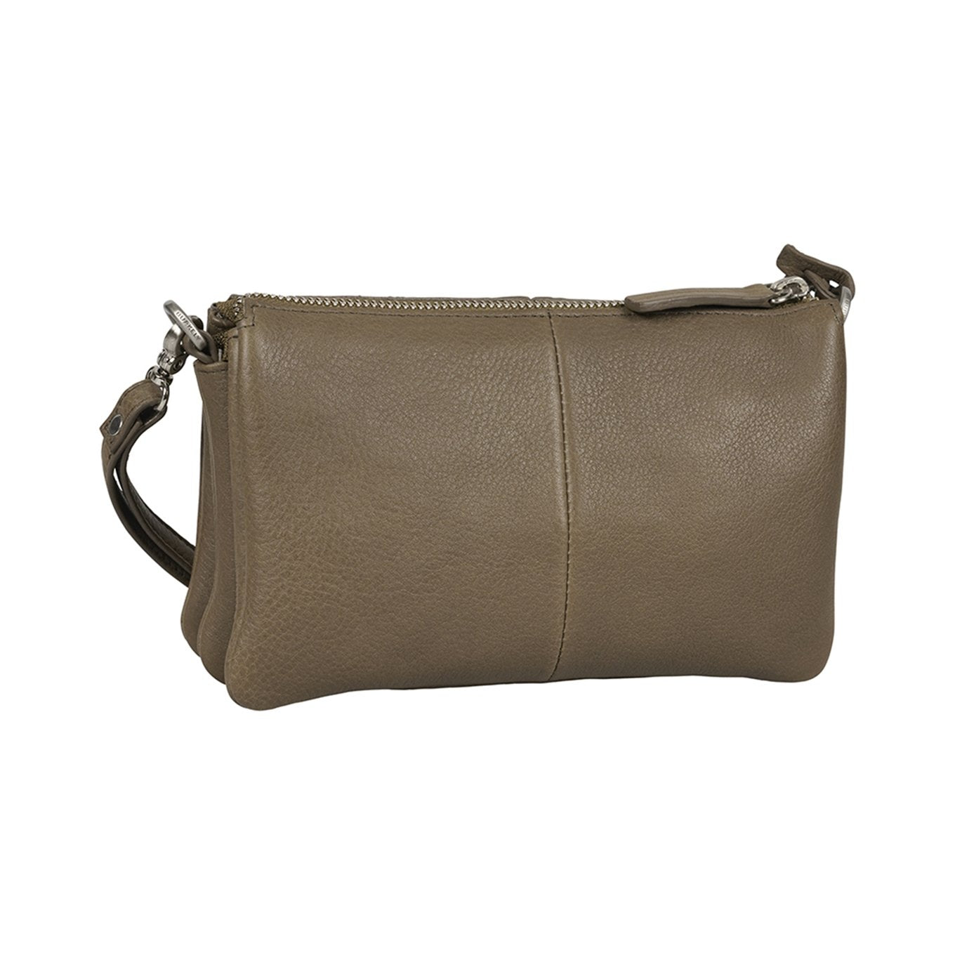 Burkely Soft Skylar Triple Pocket Zip taupe Women's bag