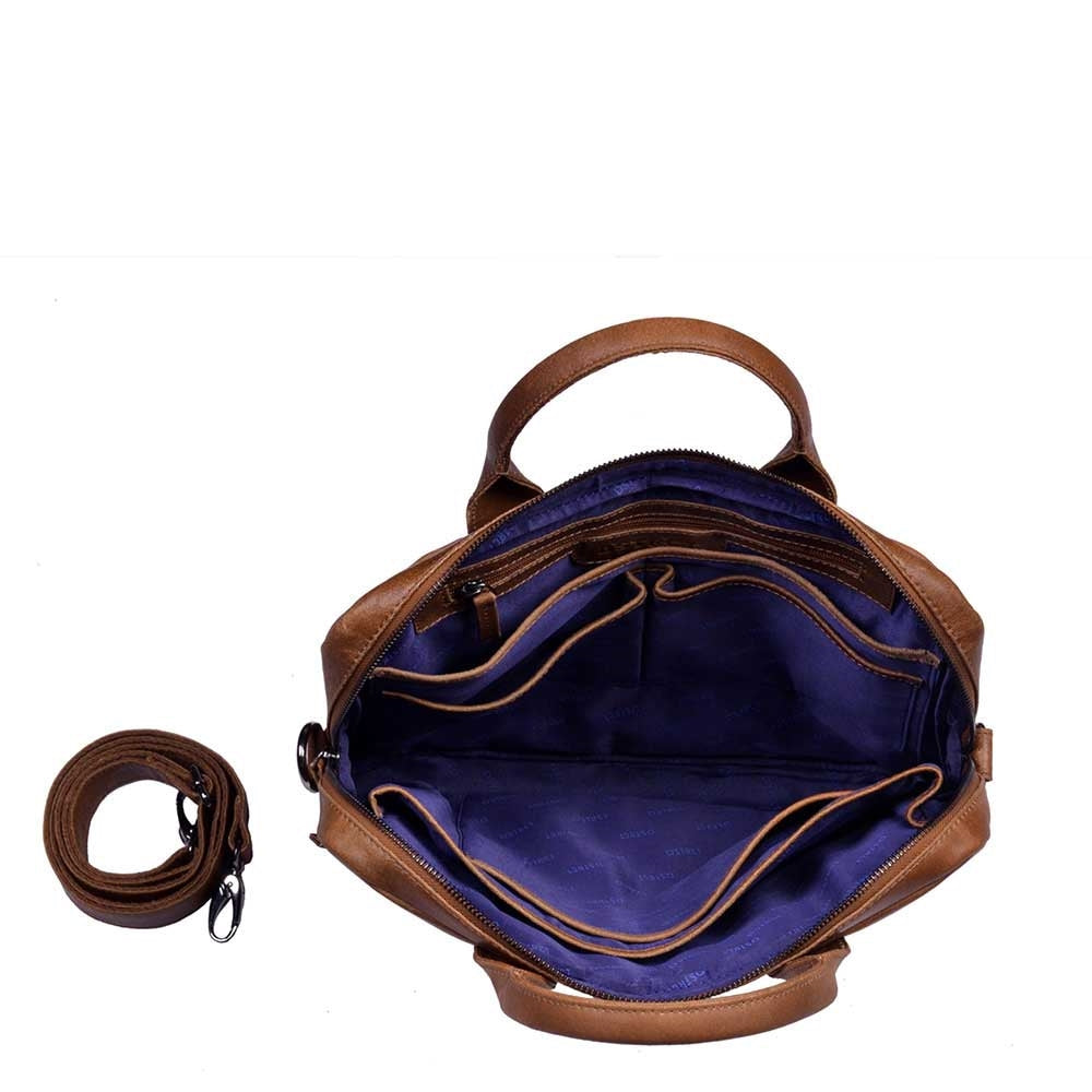 DSTRCT Fletcher Street Laptopbag 13" cognac