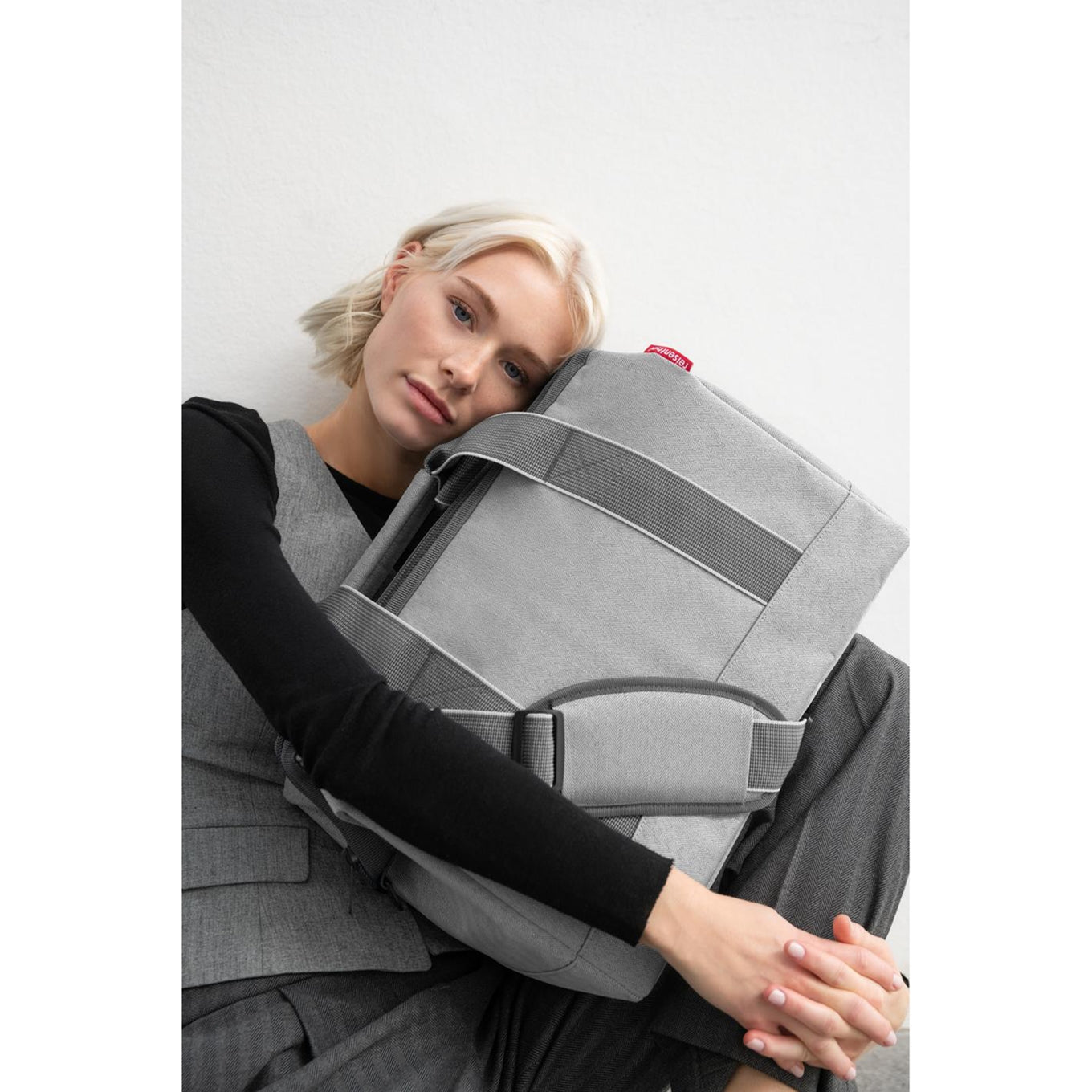 Reisenthel Travelling Allrounder M Fischgrätengrau Wochenendtasche