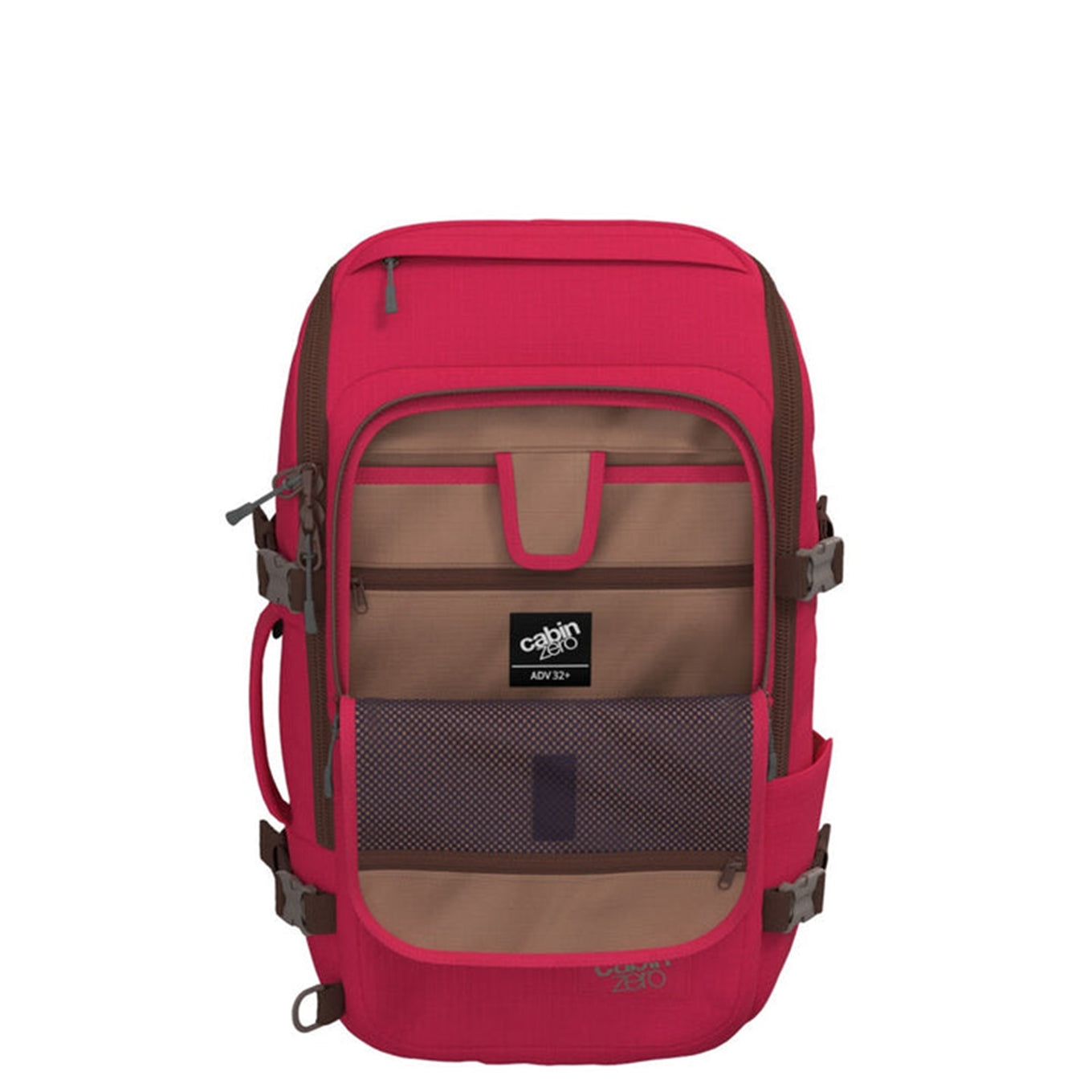 CabinZero Adventure Pro 32L Kabinenrucksack Miami Magenta Wochenendtasche