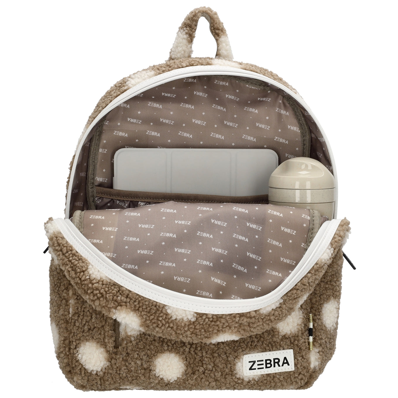 Zebra Trends Kids Backpack taupe