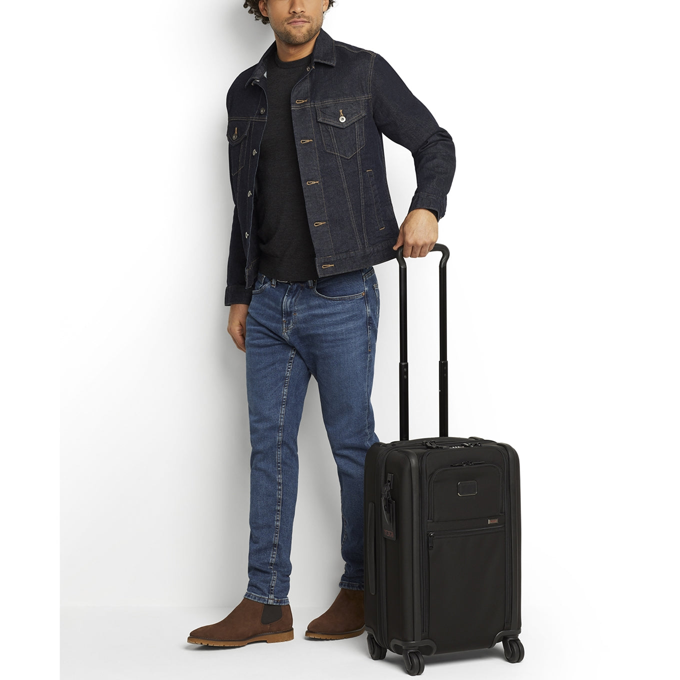 TUMI Alpha International Expandable 4 Wheel Carry-On black