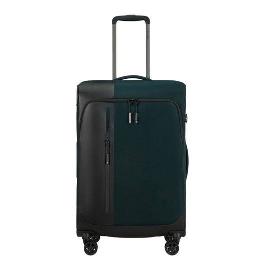Samsonite BIZ2GO TRVL Spinner 66 DF Erweiterbares tiefblaues Softcase