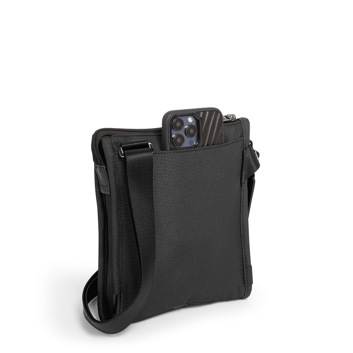 TUMI Alpha Pocket Bag Small reflective TUMI jacquard