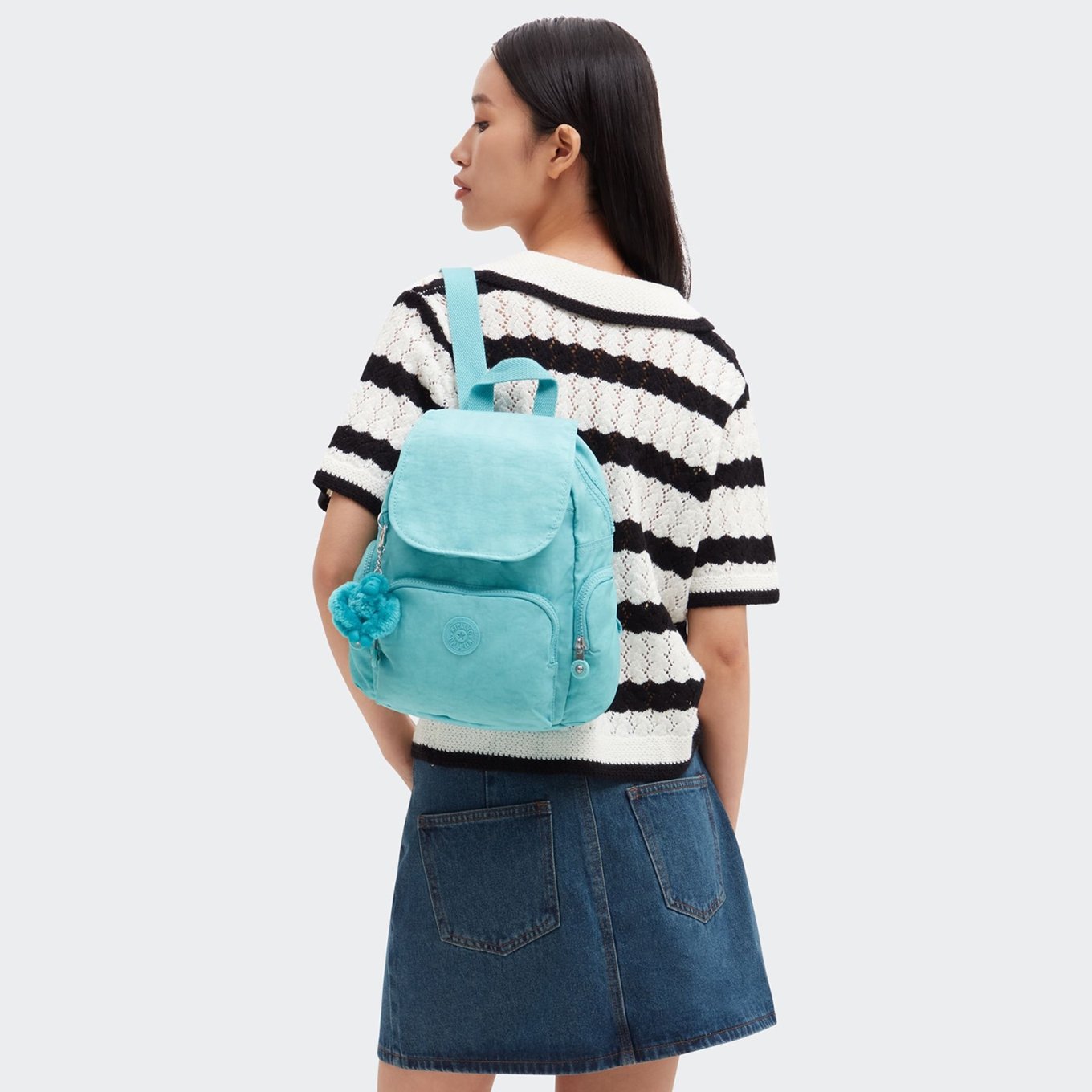 Kipling City Zip Mini funky red