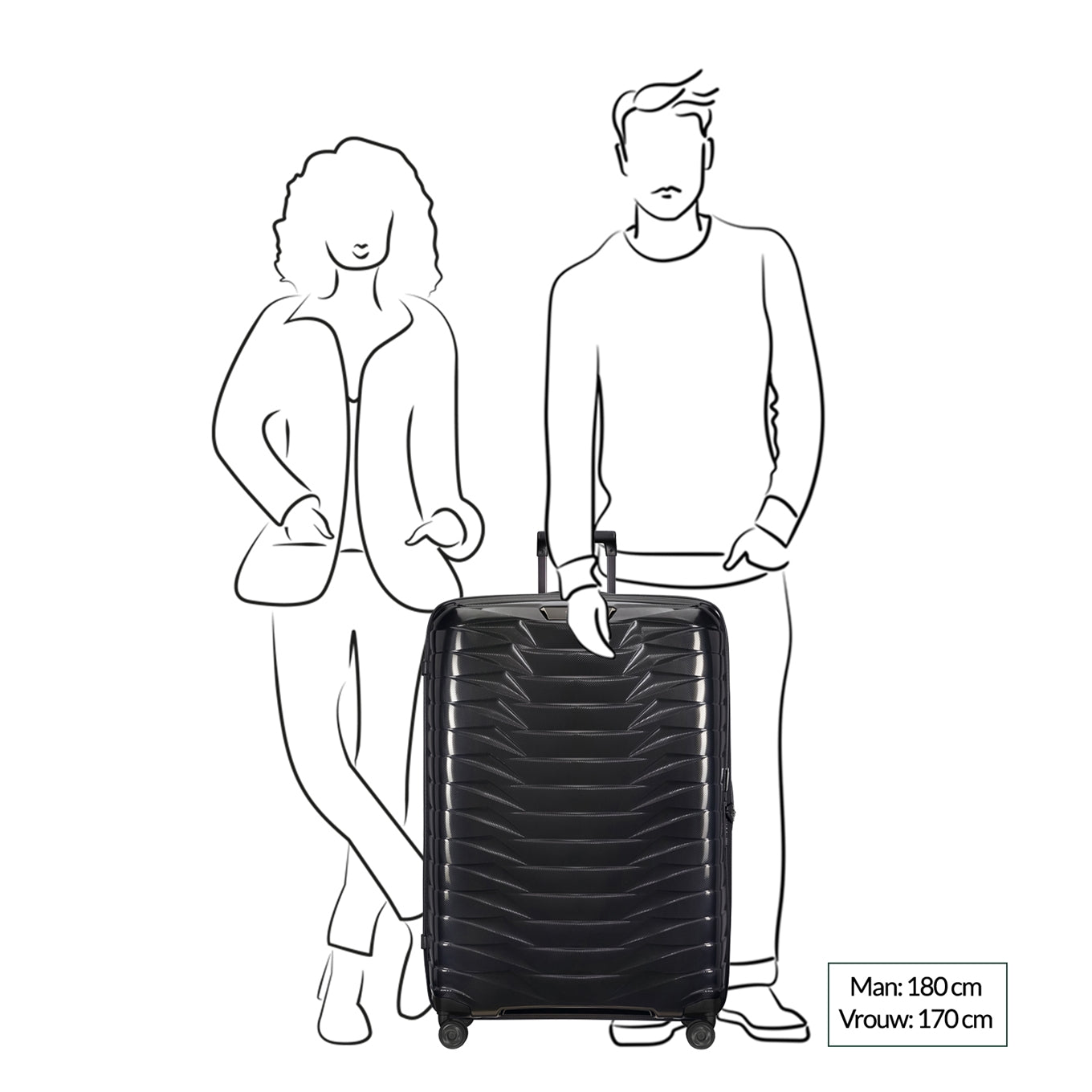 Samsonite Proxis Spinner 86 silver Hard Case