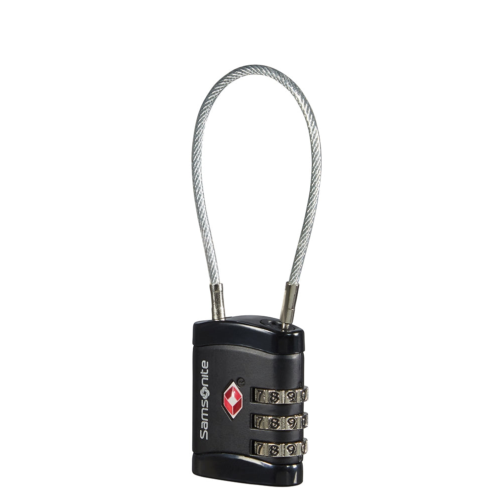 Samsonite Accessoires Cablelock 3 Dial TSA black
