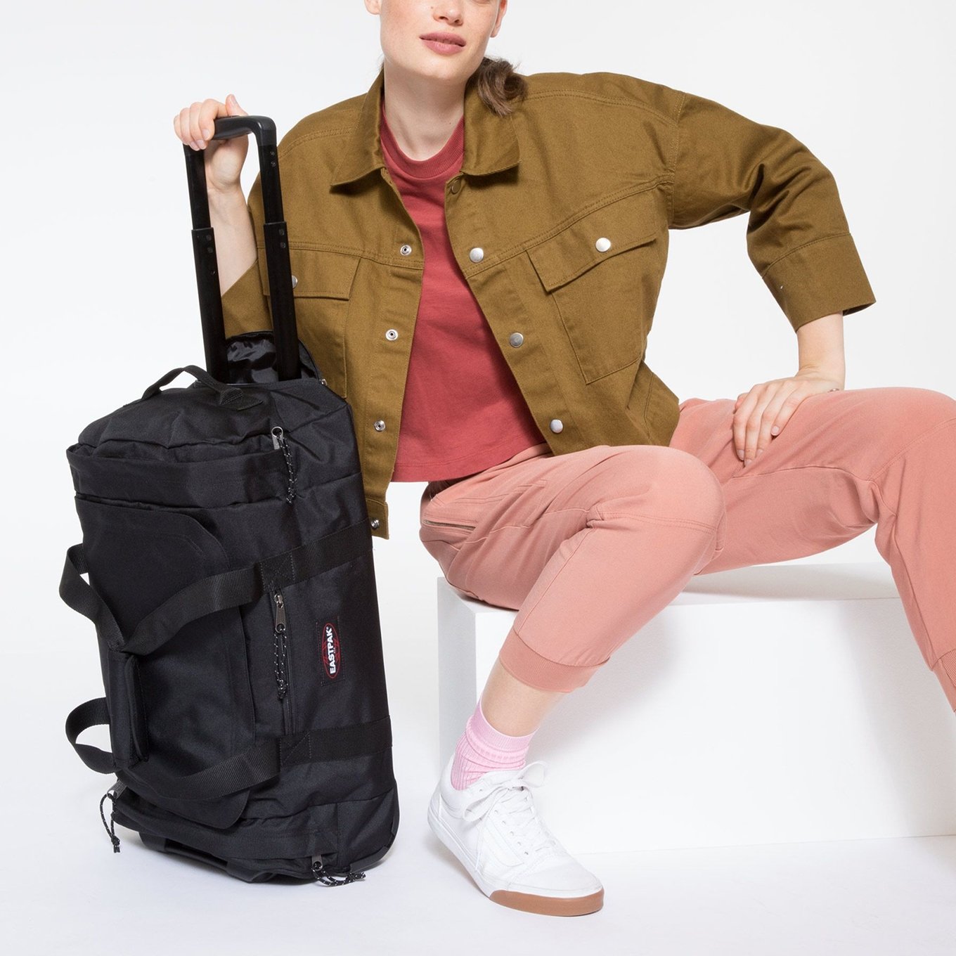 Eastpak Leatherface S + black denim
