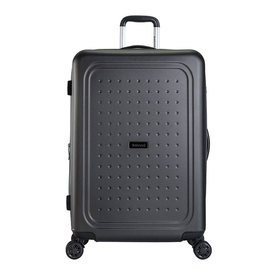 Anständiger Maxi Air Trolley 77 Erweiterbarer anthrazitfarbener Hartschalenkoffer