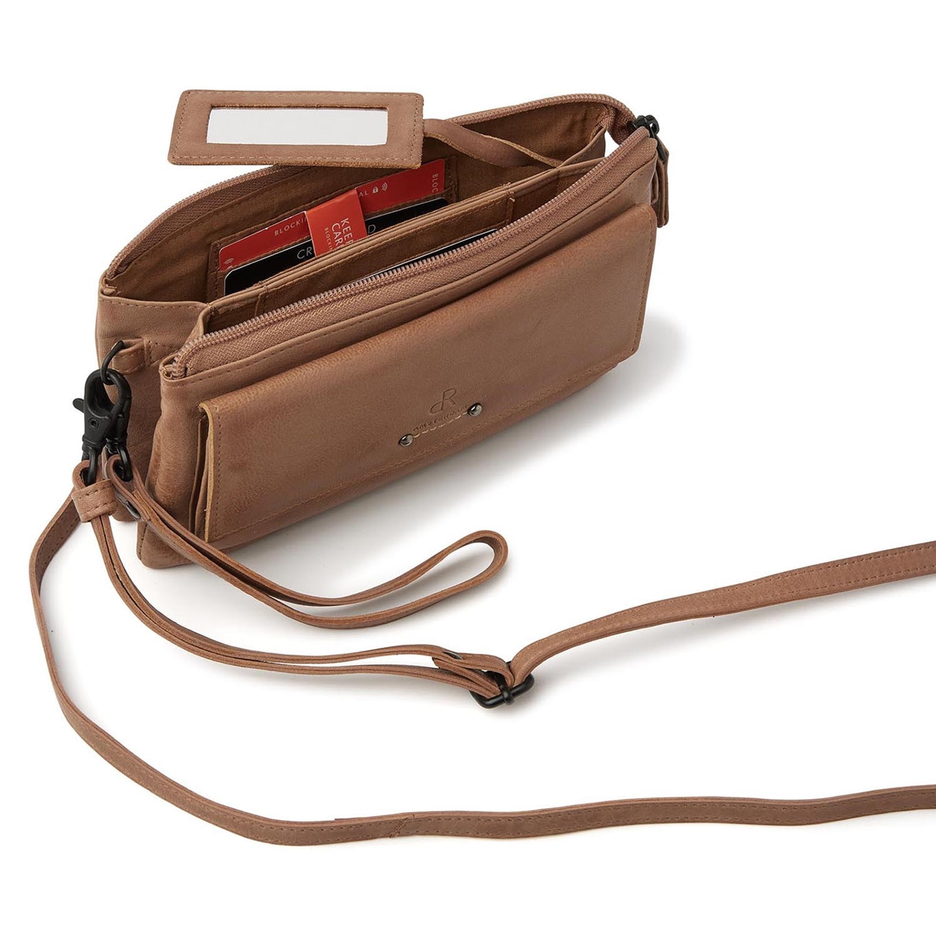 dR Amsterdam Tampa Shoulderbag / Clutch 933538 burro