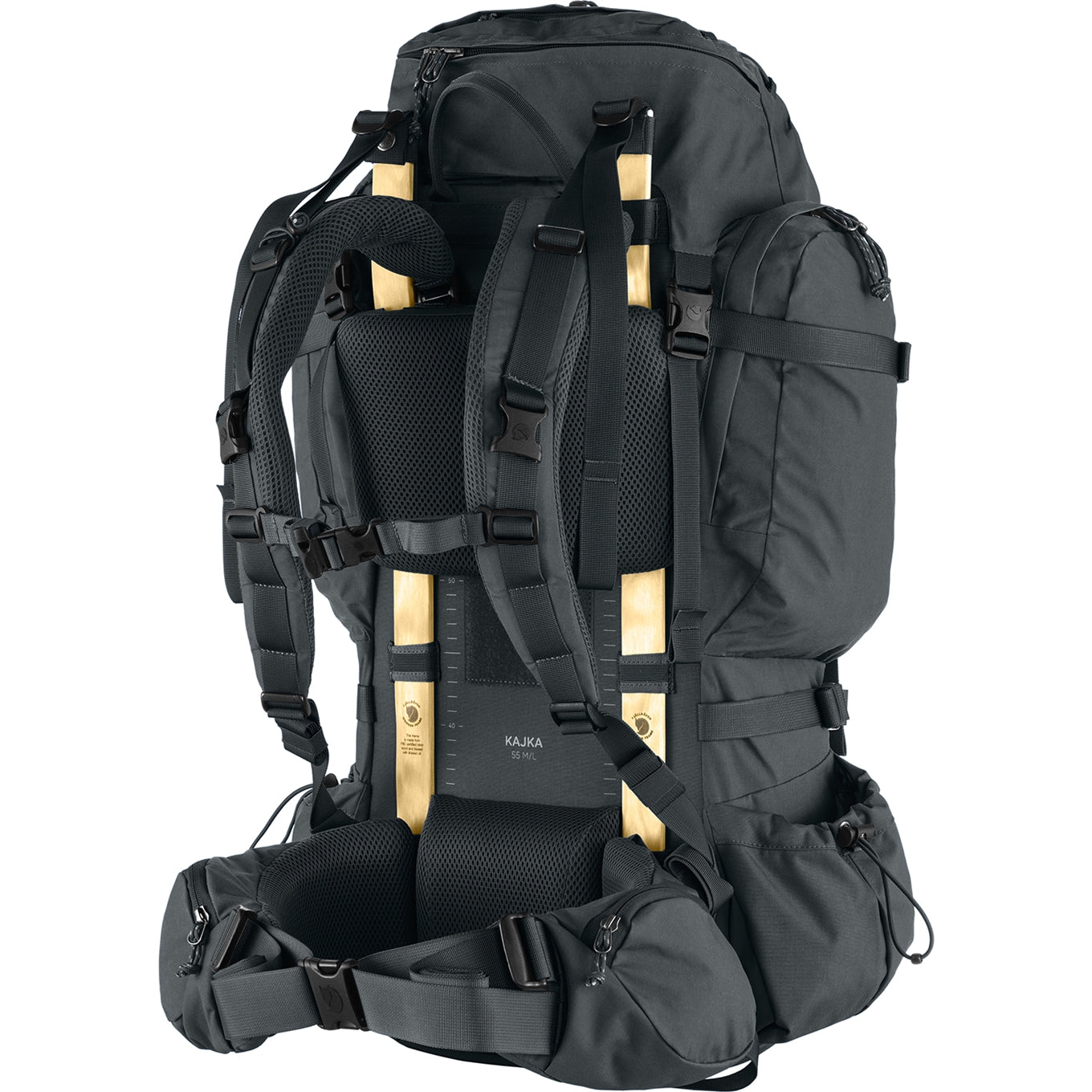 Fjallraven Kajka 55 M/L coal black