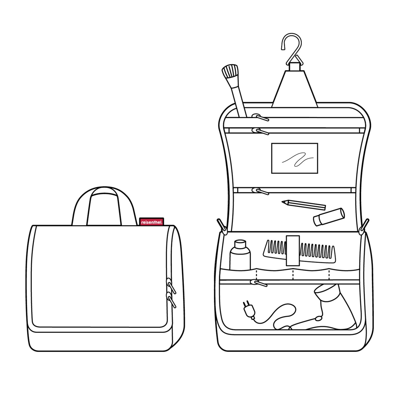 Reisenthel Travelling Toiletbag XL leo macchiato