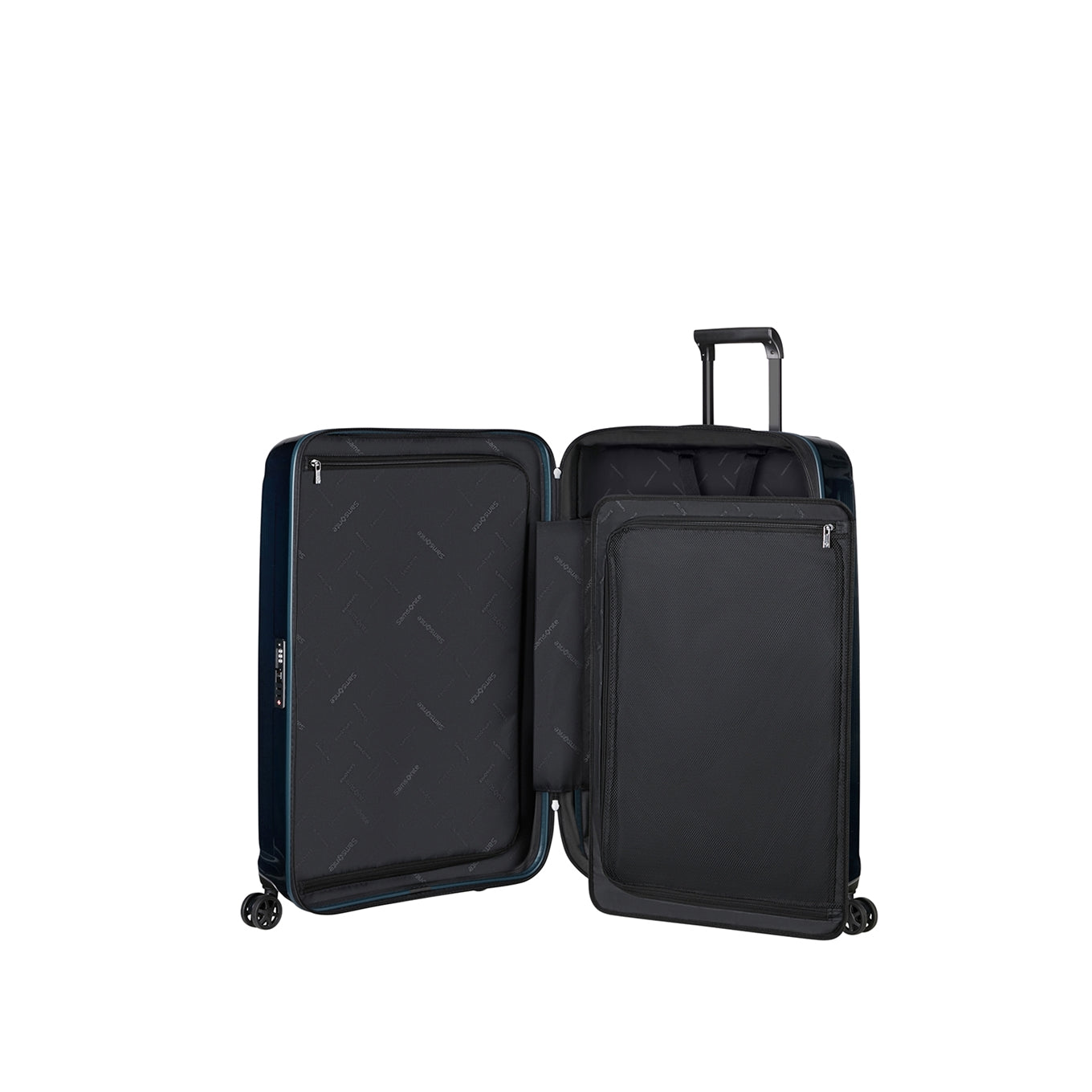 Samsonite Nuon Spinner 69 Exp metallic dunkelblaues Hartschalenetui
