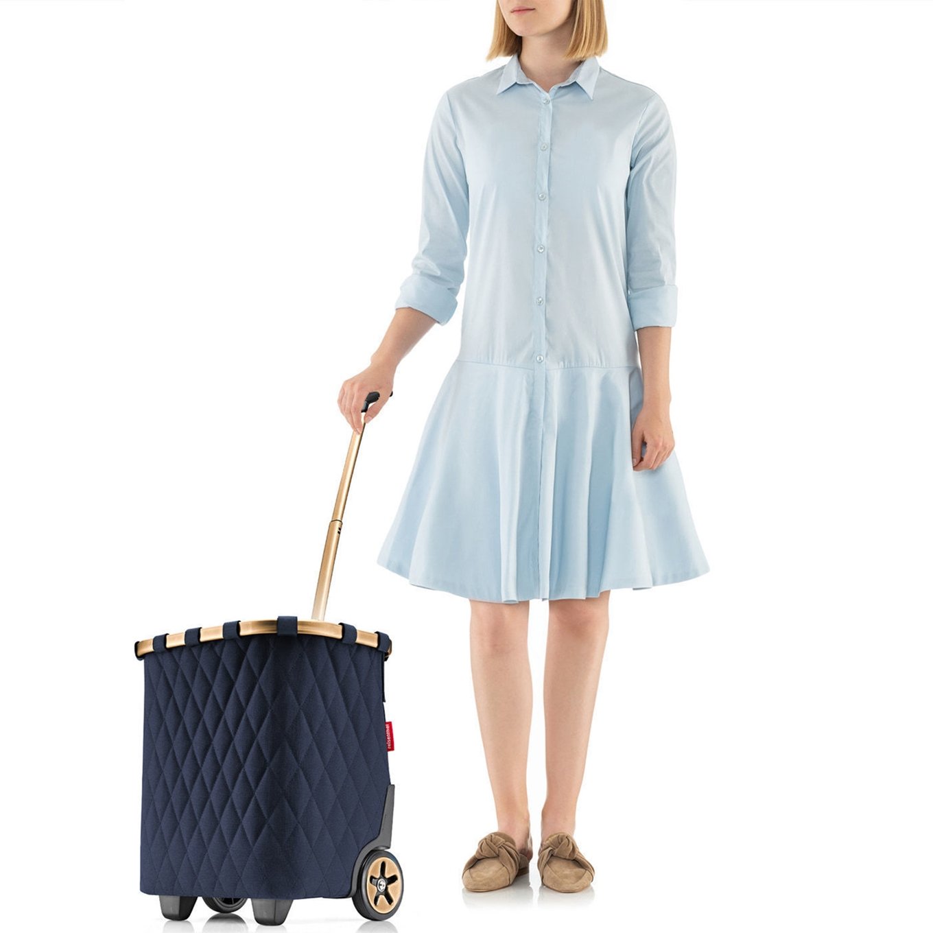 Reisenthel Shopping Carrycruiser Rhombus Midnight Gold Trolley