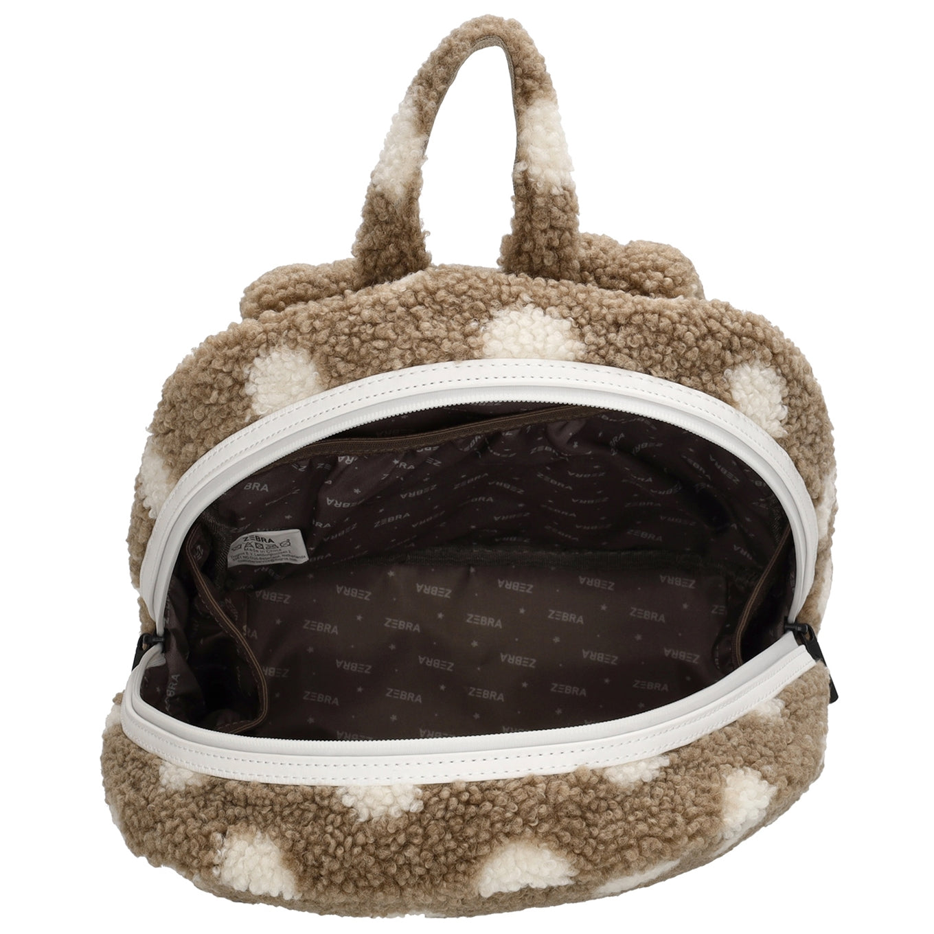 Zebra Trends Kids Backpack taupe