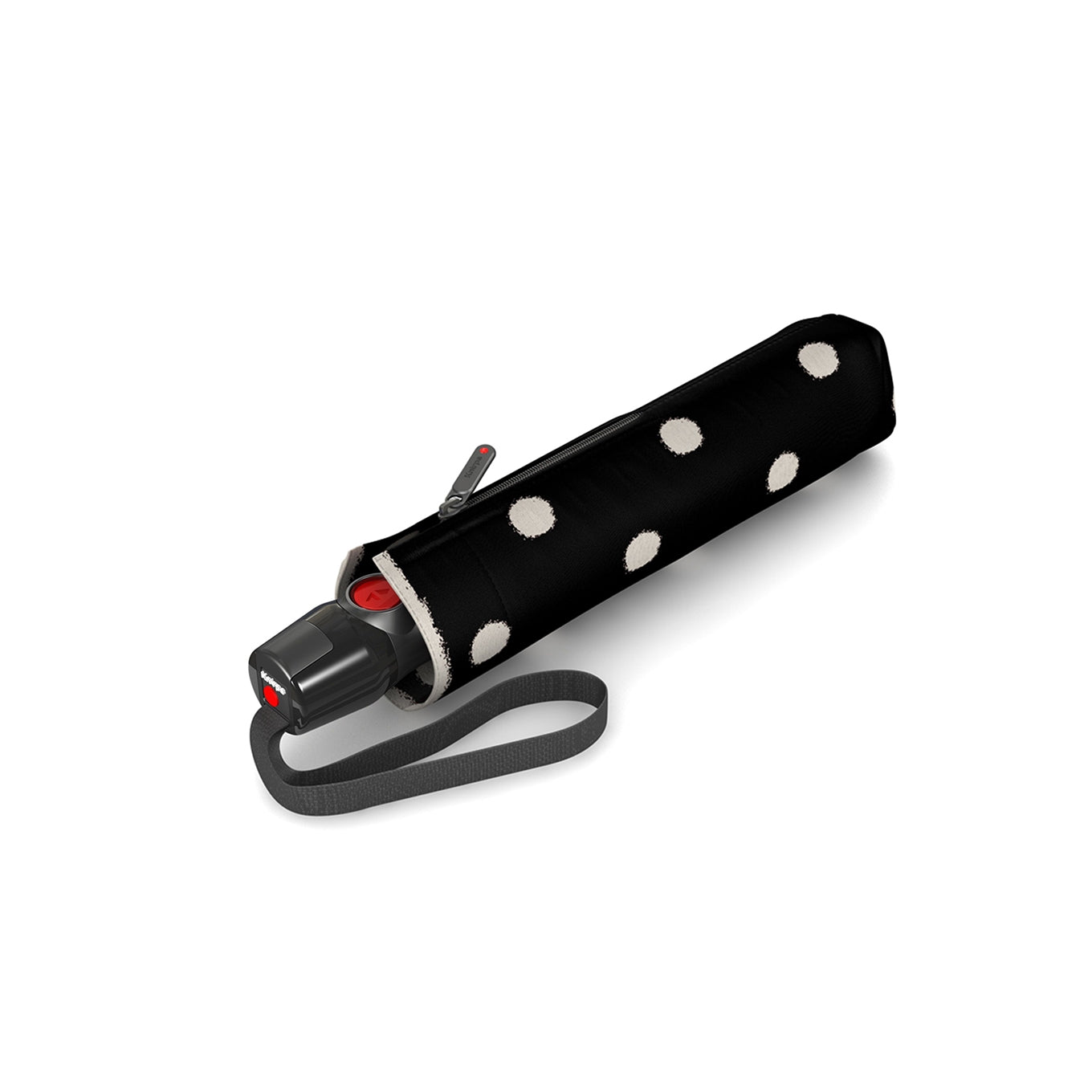 Knirps T-200 Medium Duomatic Umbrella dot art black