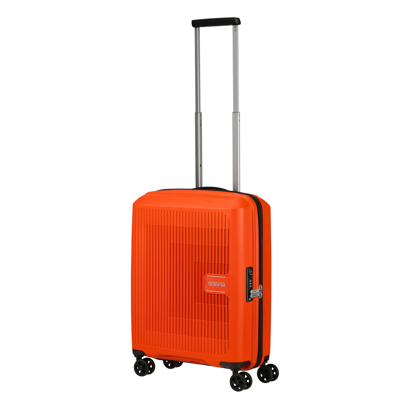 American Tourister Aerostep Spinner 55 Exp leuchtend orange Hartschale