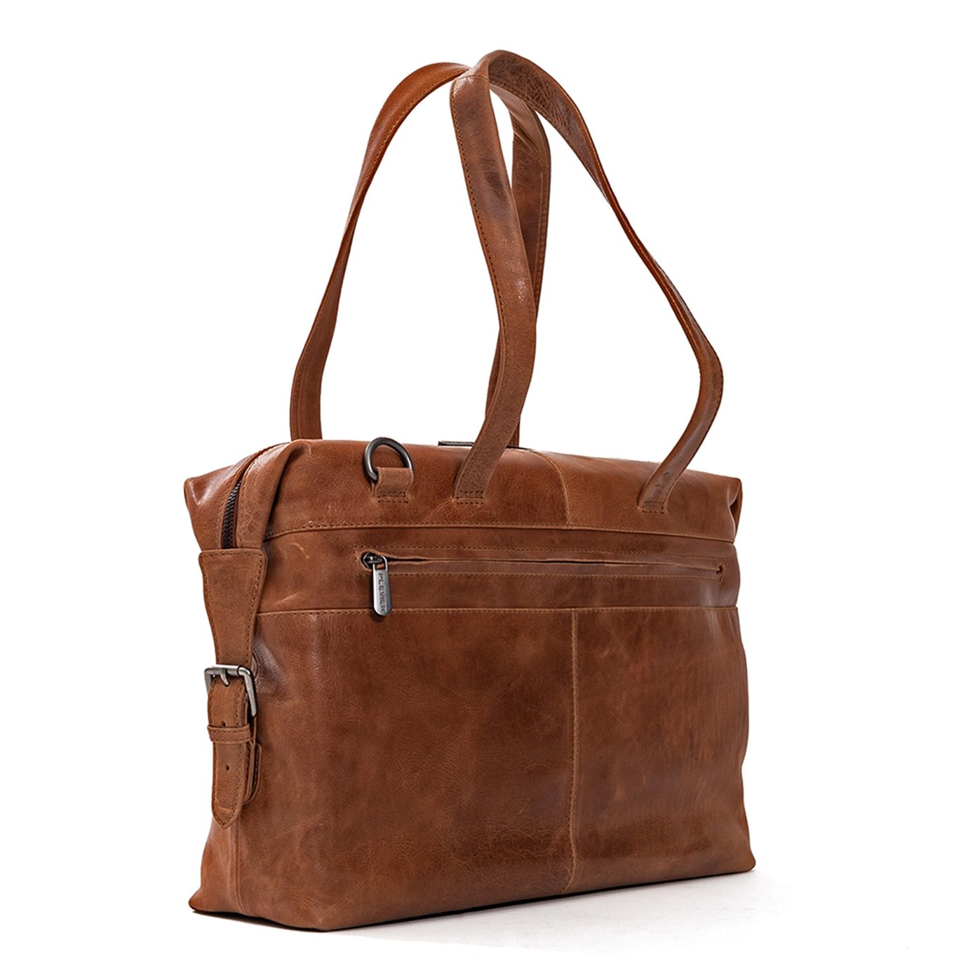 Plevier Pure Caithness Laptop Damentasche 15,6" Cognac