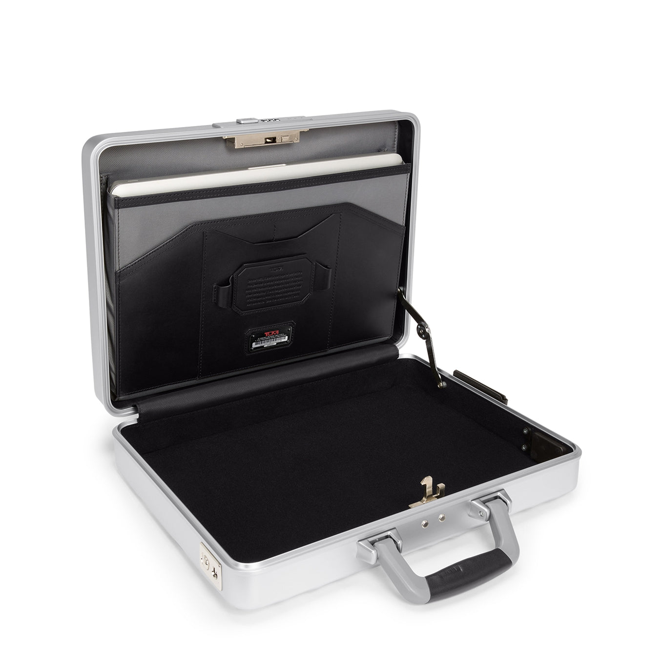 TUMI 19 Degree Aluminum Briefcase silver