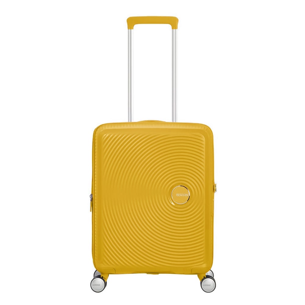 American Tourister Soundbox Spinner 55 Expandable golden yellow Hard Case