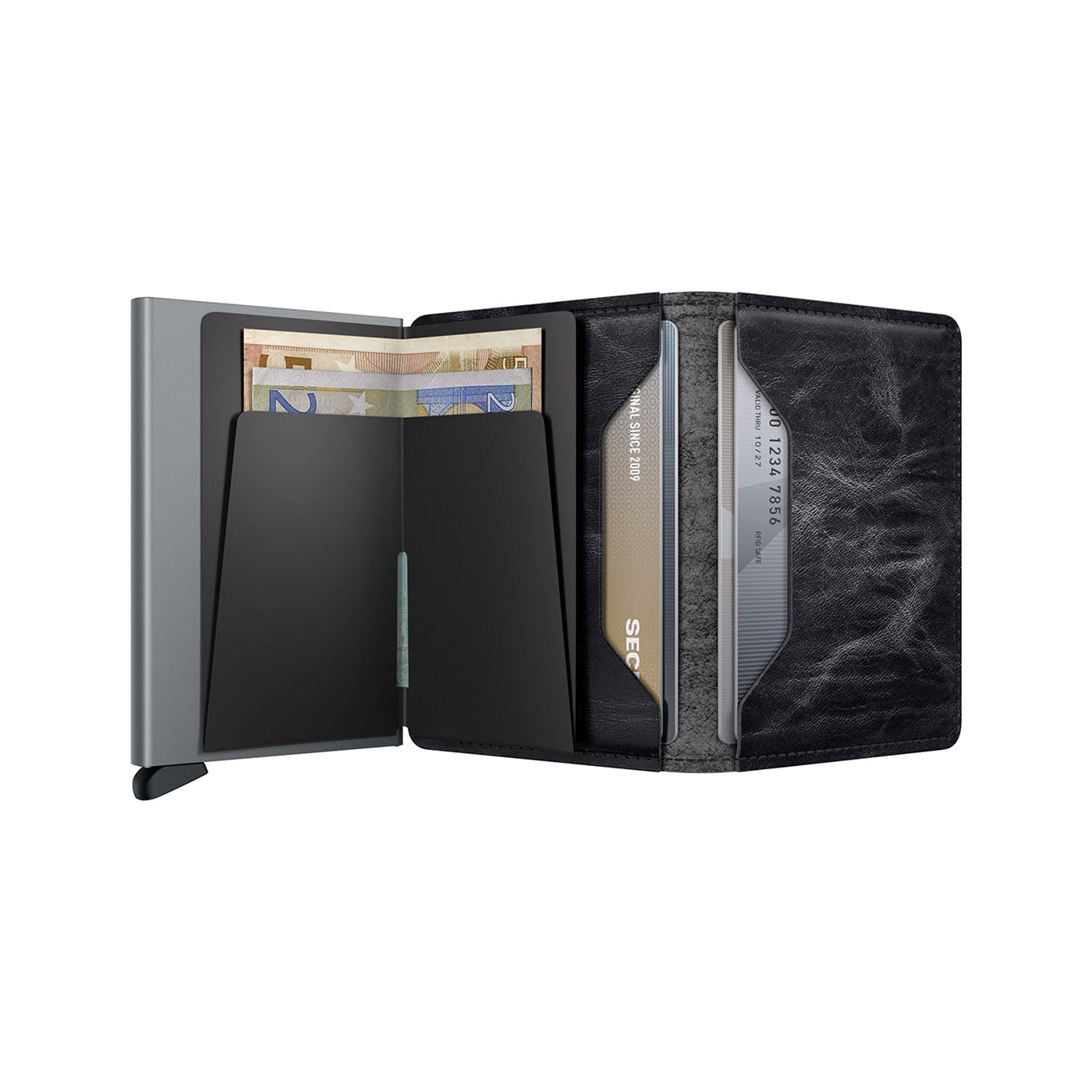 Secrid Slimwallet Dutch Martin graue Damenbrieftasche