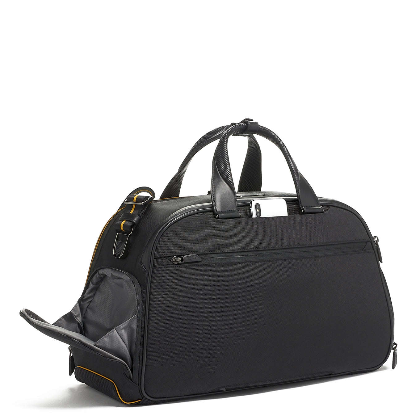 Tumi McLaren Quantum Duffel schwarze Wochenendtasche