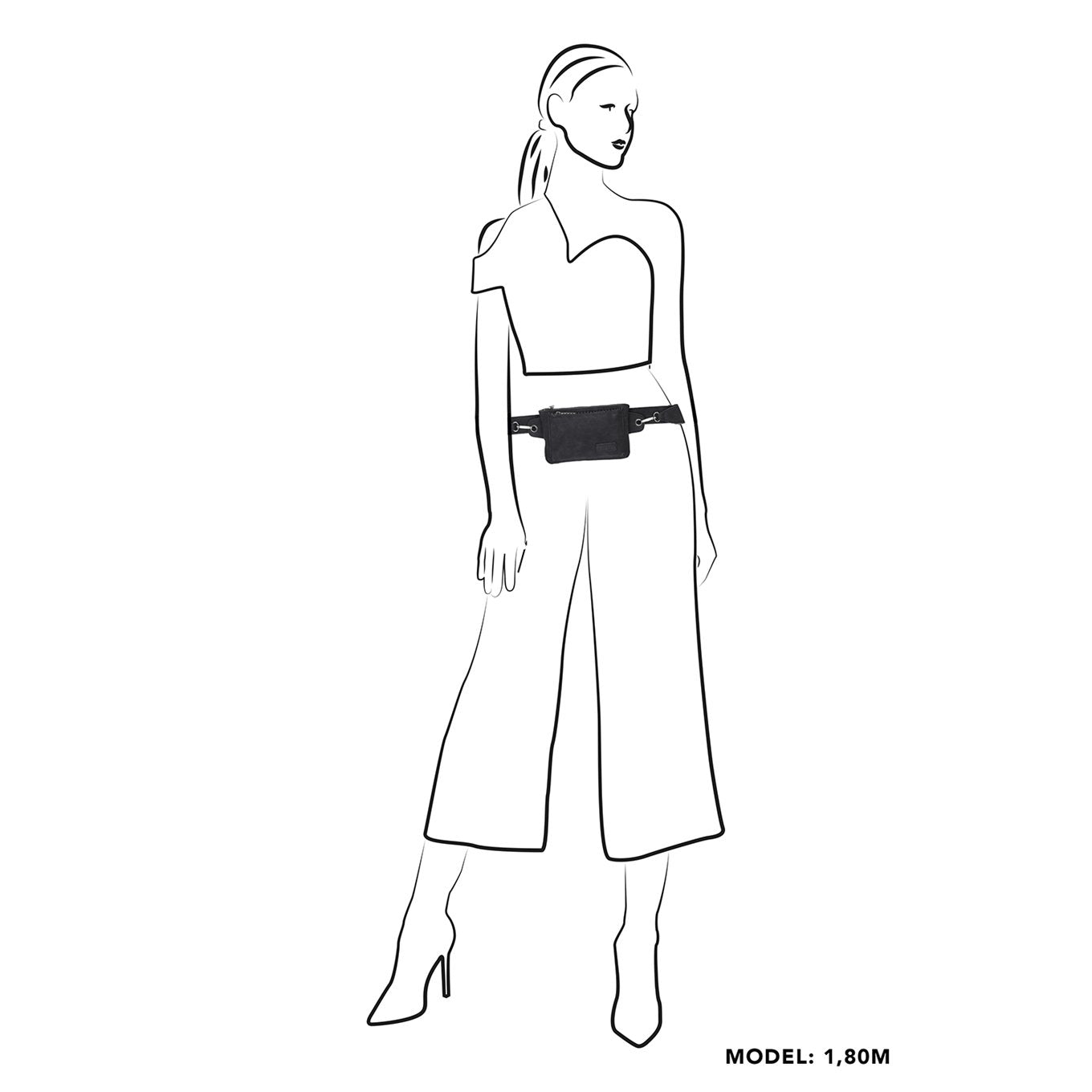 Zebra Trends Lisa Bumbag lila