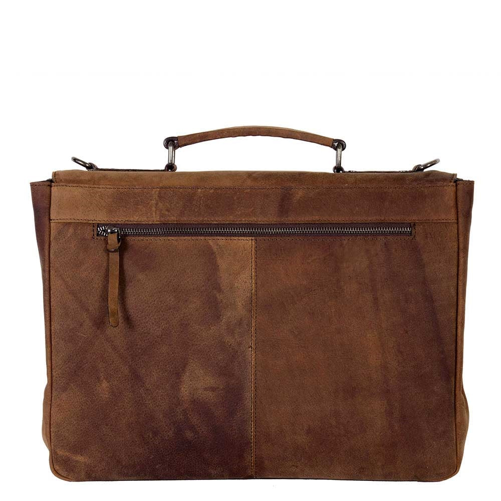 DSTRCT Wall Street Arbeitstasche 15" braun2