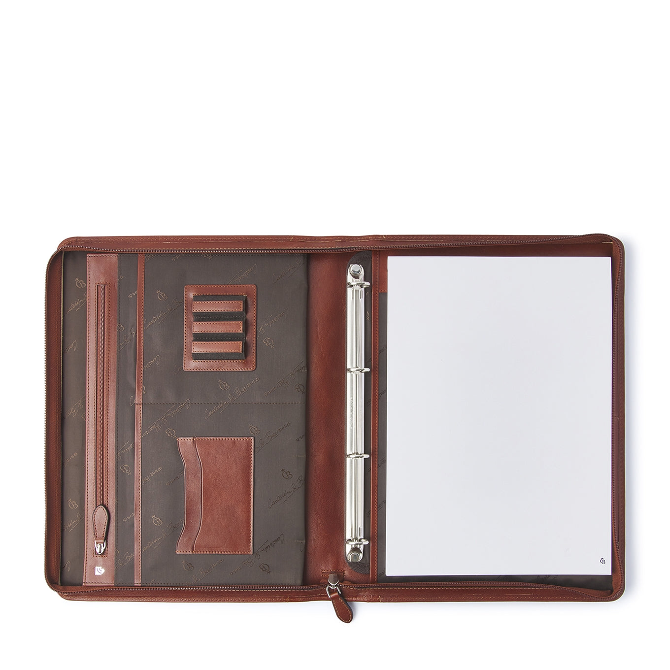 Castelijn & Beerens Gaucho A4 Conference Folder Zip-Around cognac