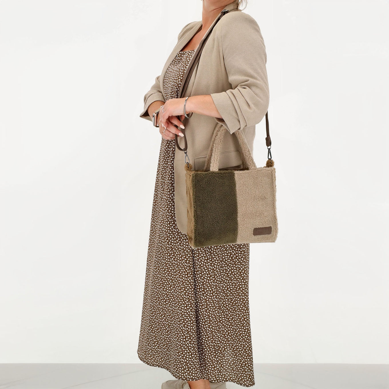 Zebra Trends Teddy Denise Handbag M taupe