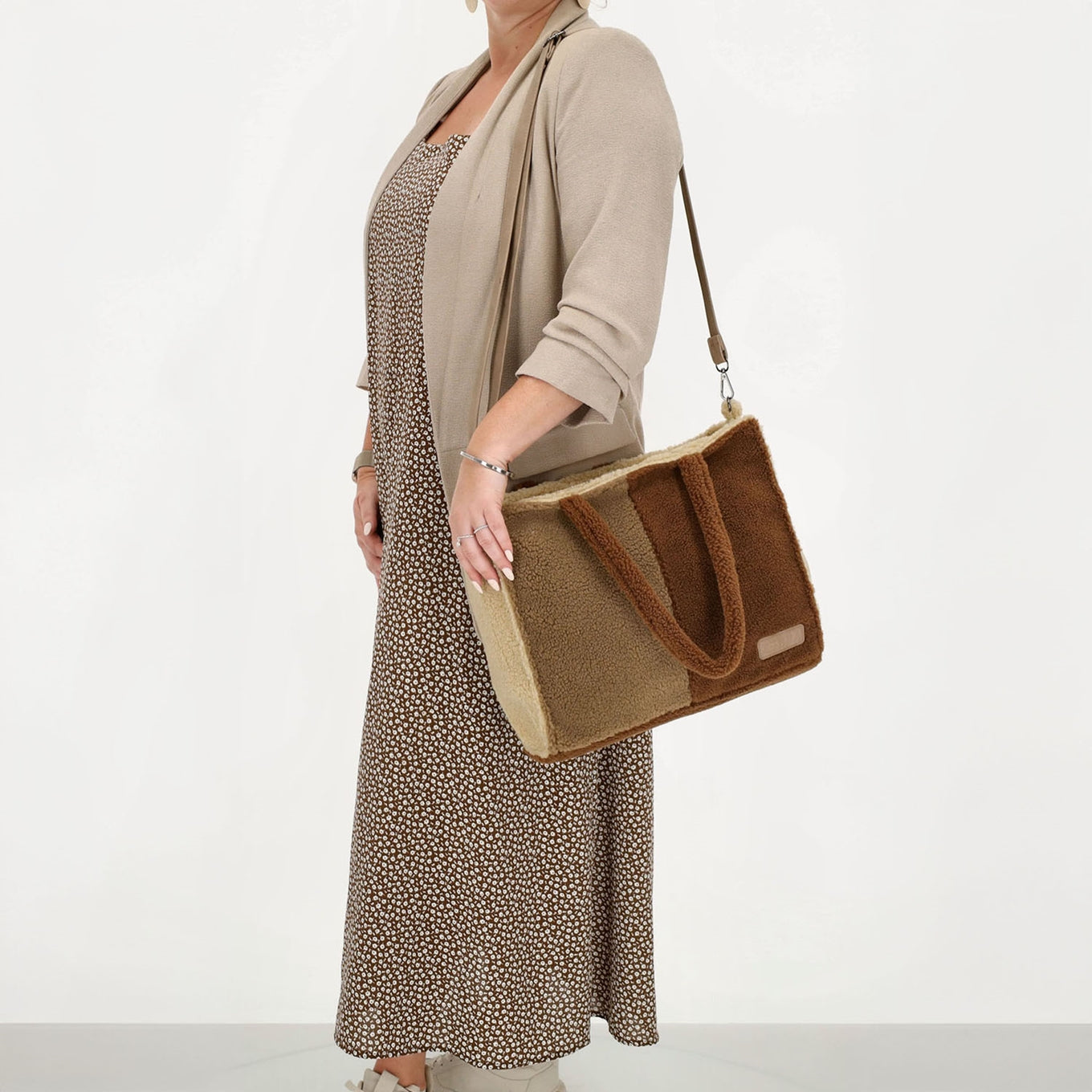 Zebra Trends Teddy Denise Shopper brown Women's bag