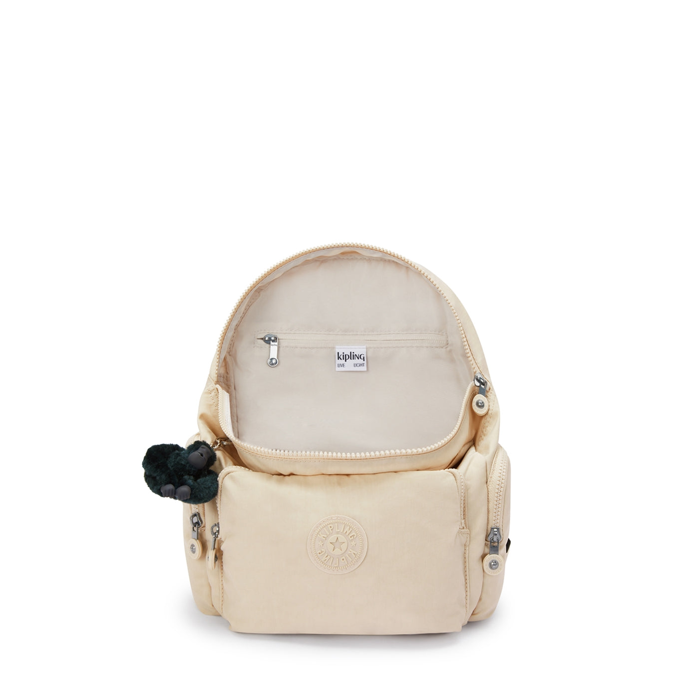Kipling City Zip S back to beige