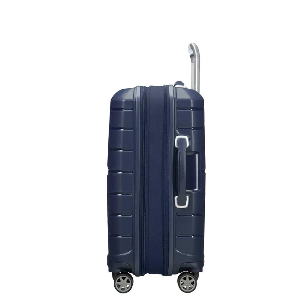 Samsonite Flux Spinner 55 erweiterbares marineblaues Hartschalenetui