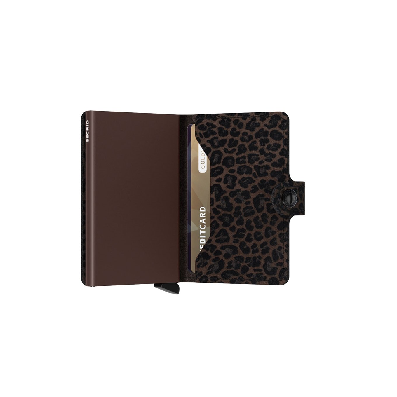 Secrid Miniwallet Wallet Leo braun Damenbrieftasche