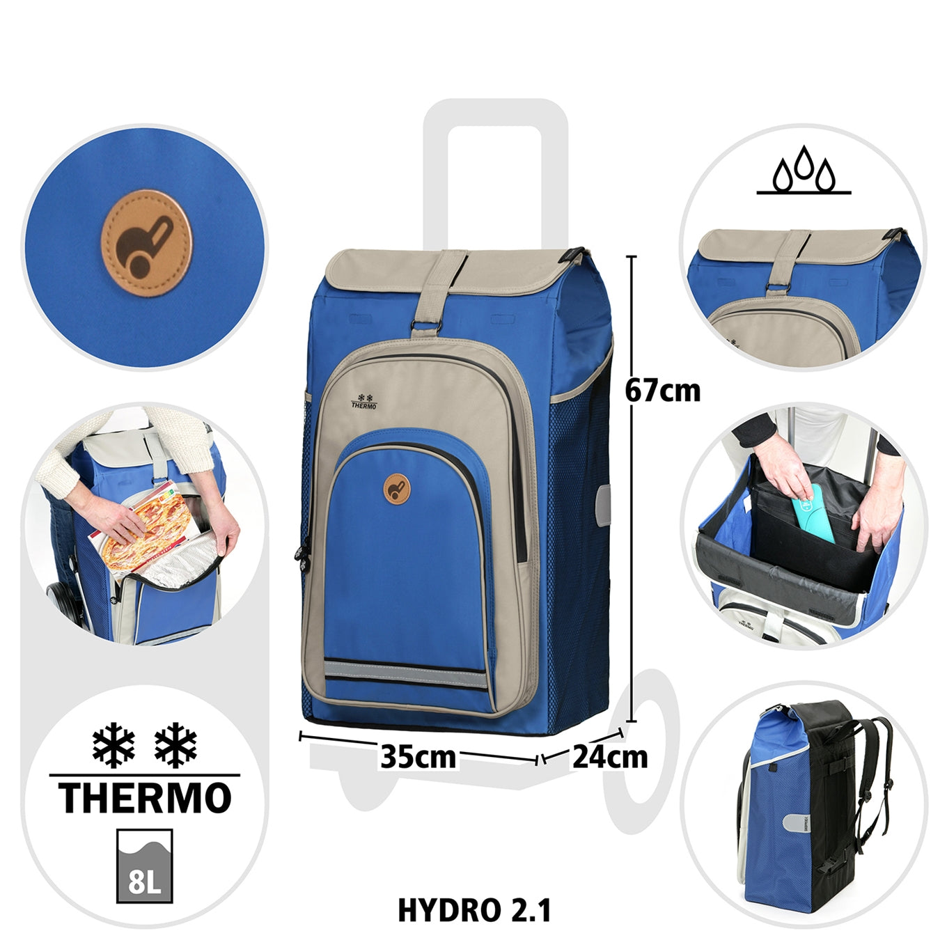 Andersen Royal Shopper Hydro 2.1 blue