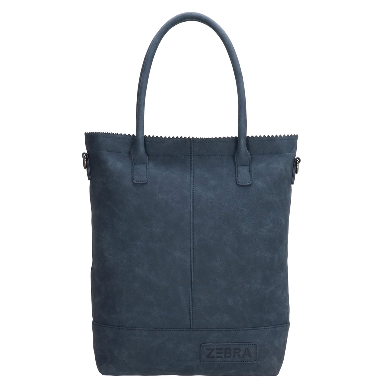 Zebra Trends Kartel Met Rits Shopper jeansblauw