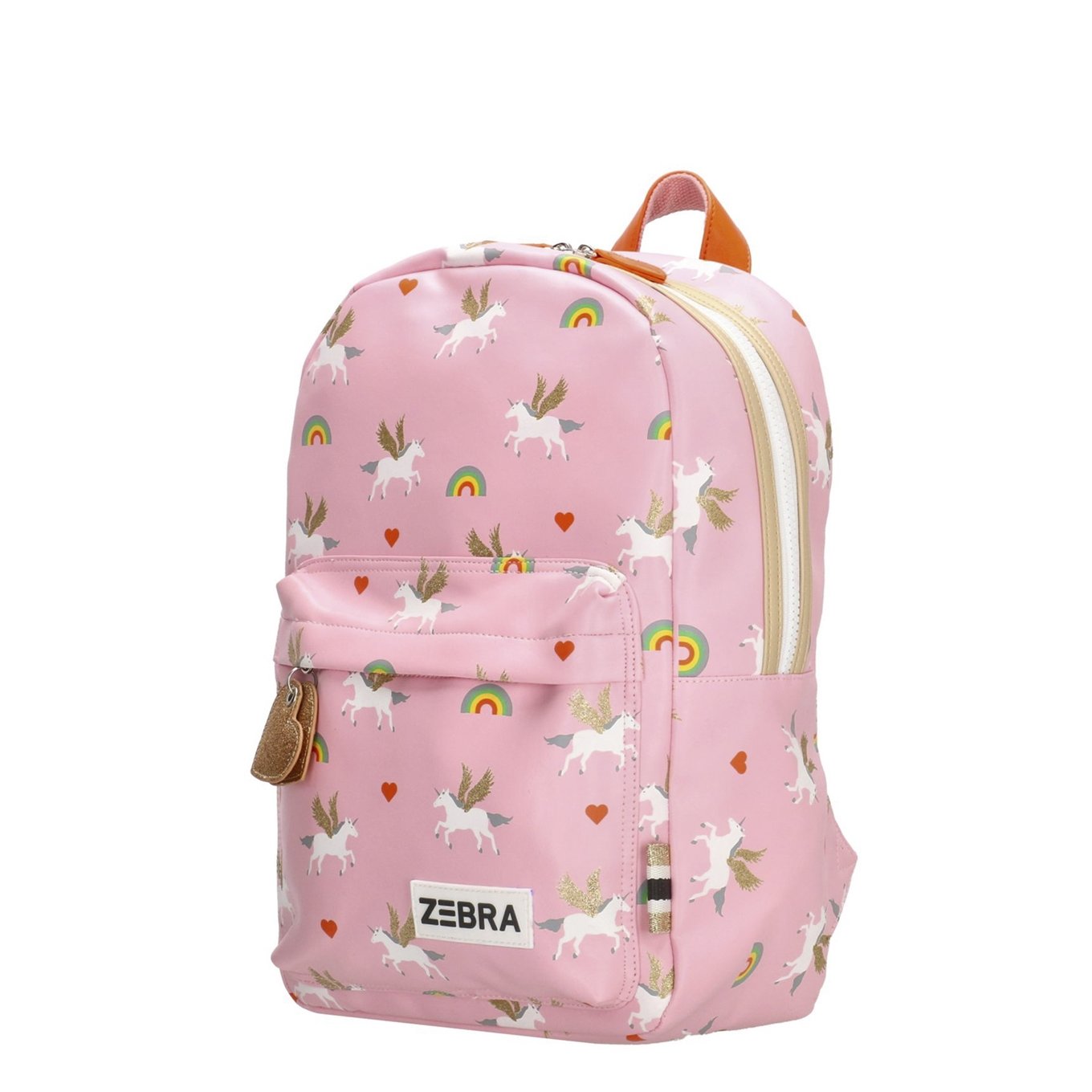 Zebra Trends Girls Rugzak M Unicorn Love pink