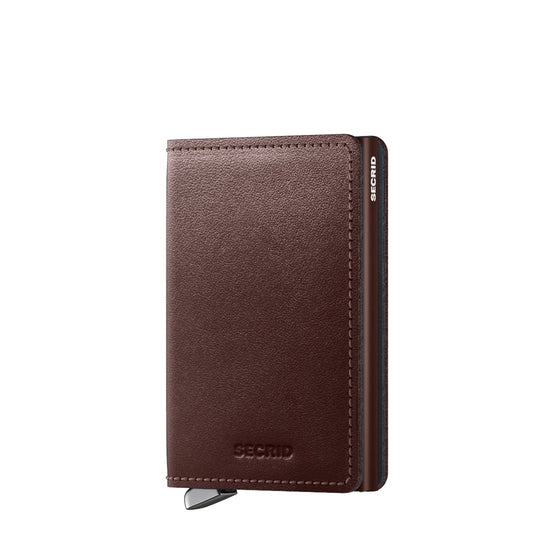 Secrid Slimwallet Wallet Dusk dunkelbraun Damenbrieftasche