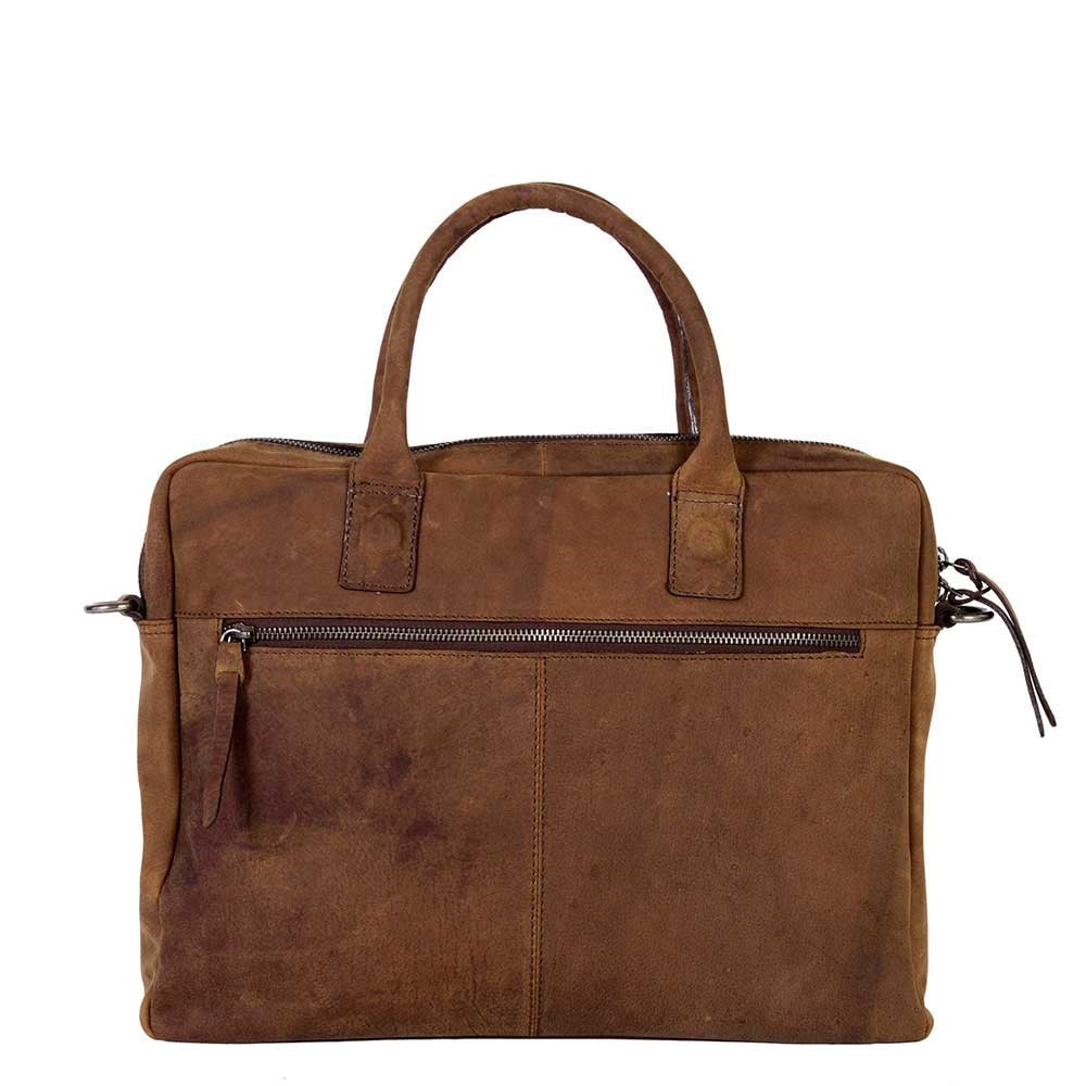 DSTRCT Wall Street Laptopbag 14" brown