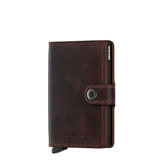 Secrid Miniwallet Wallet Vintage Schokolade Damenbrieftasche