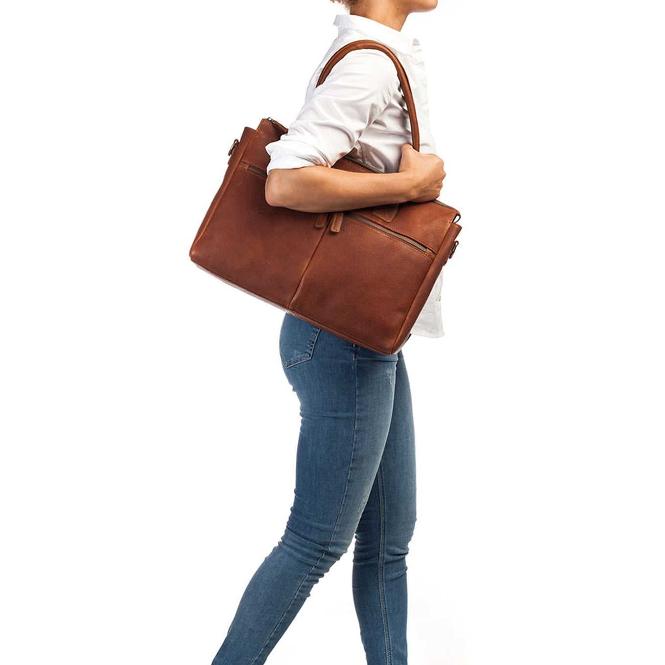 Burkely Antique Avery Laptopbag 15.6" cognac