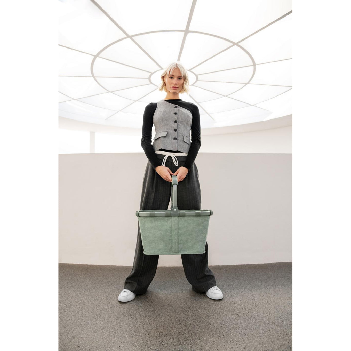 Reisenthel Shopping Carrybag frame twist sage