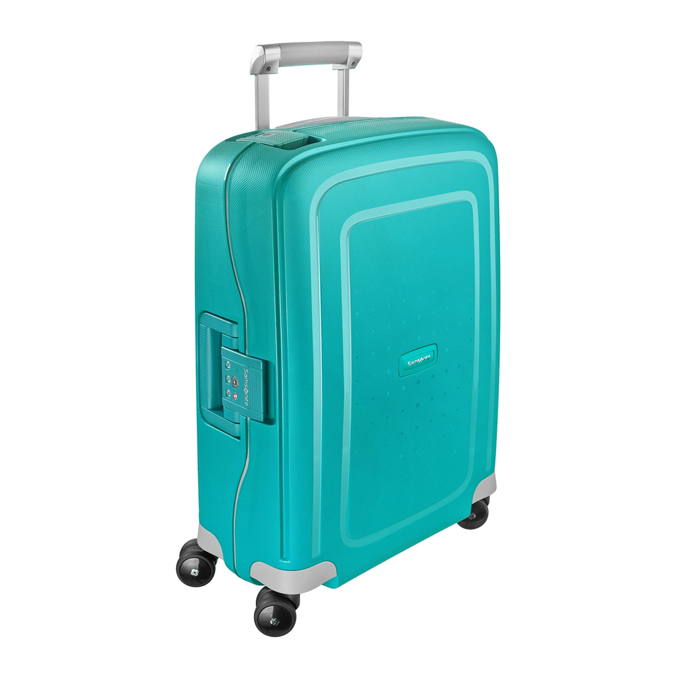 Samsonite S'Cure Spinner 55 aqua blue Hard Case