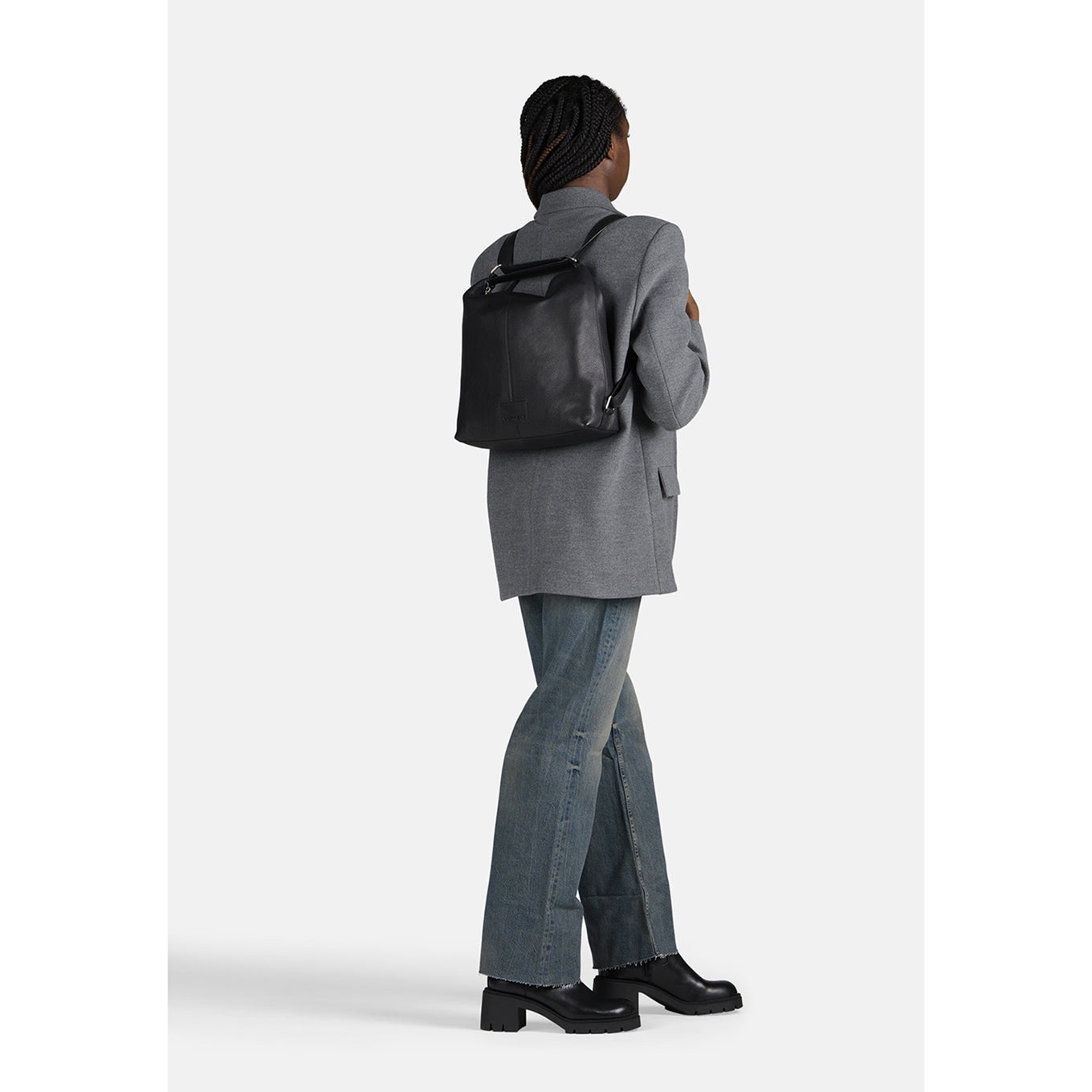 Burkely Soft Skylar Rucksack Hobo schwarz Damentasche