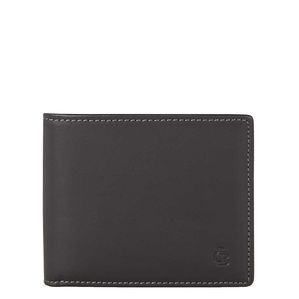 Castelijn & Beerens Canyon Billfold 8 Kreditkarten schwarze Herrenbrieftasche