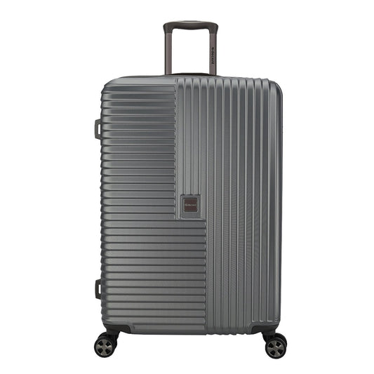 Decent Tourister Large Trolley 76 grauer Hartschalenkoffer