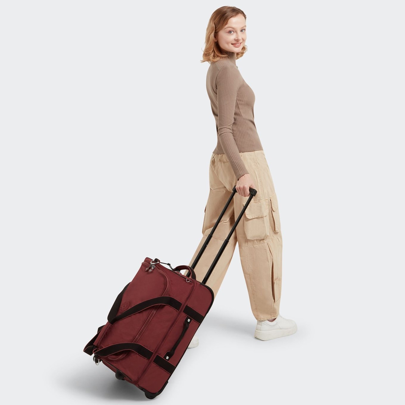 Kipling Teagan US blue bleu 2 Hand luggage suitcase Trolley