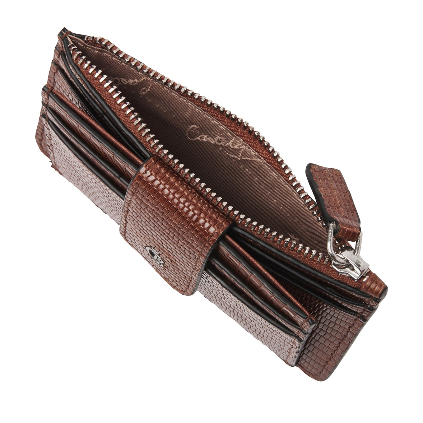 Castelijn & Beerens Donna Mini Wallet 7 Pasjes RFID cognac